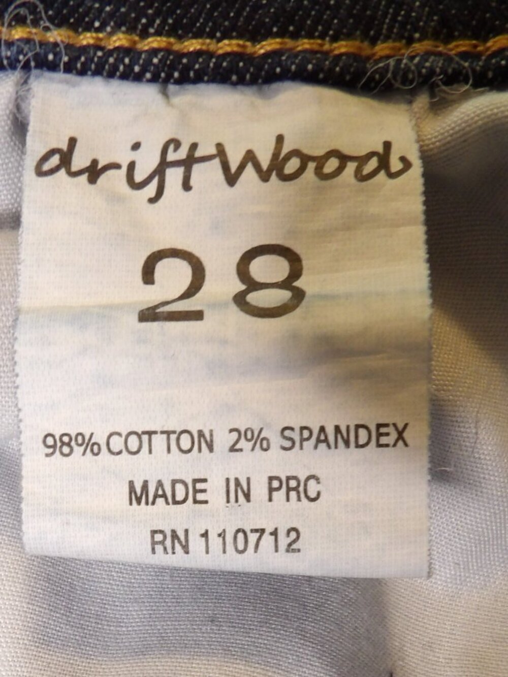 Driftwood Audrey Poinsettia Jeans Embroidered Floral Skinny Size 28 - Picture 9 of 10